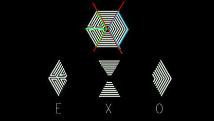 EXO最新Logo图片，时尚现代的力量完美结合